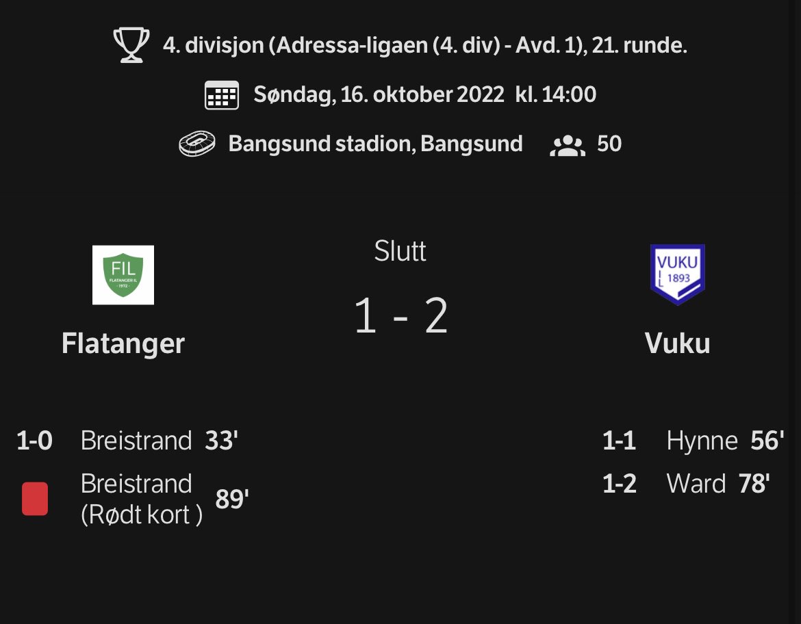 Flatanger Fotball tweet media