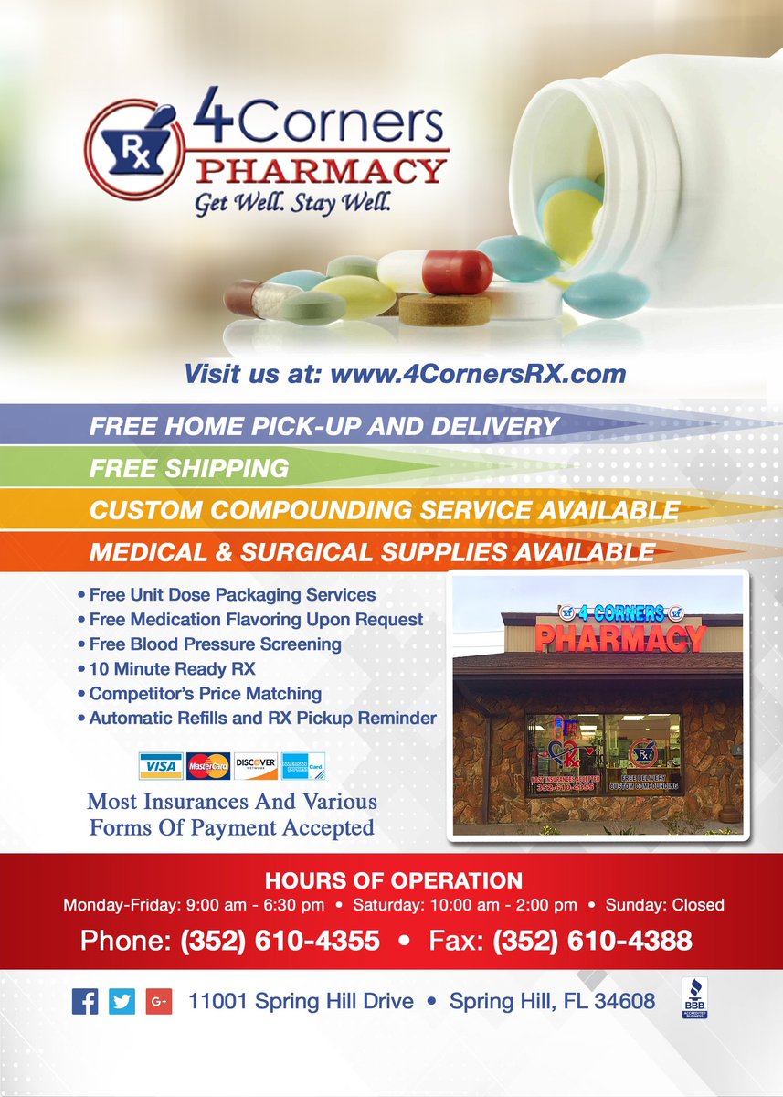 4Corners Pharmacy (@4cornersrx) on Twitter photo 
