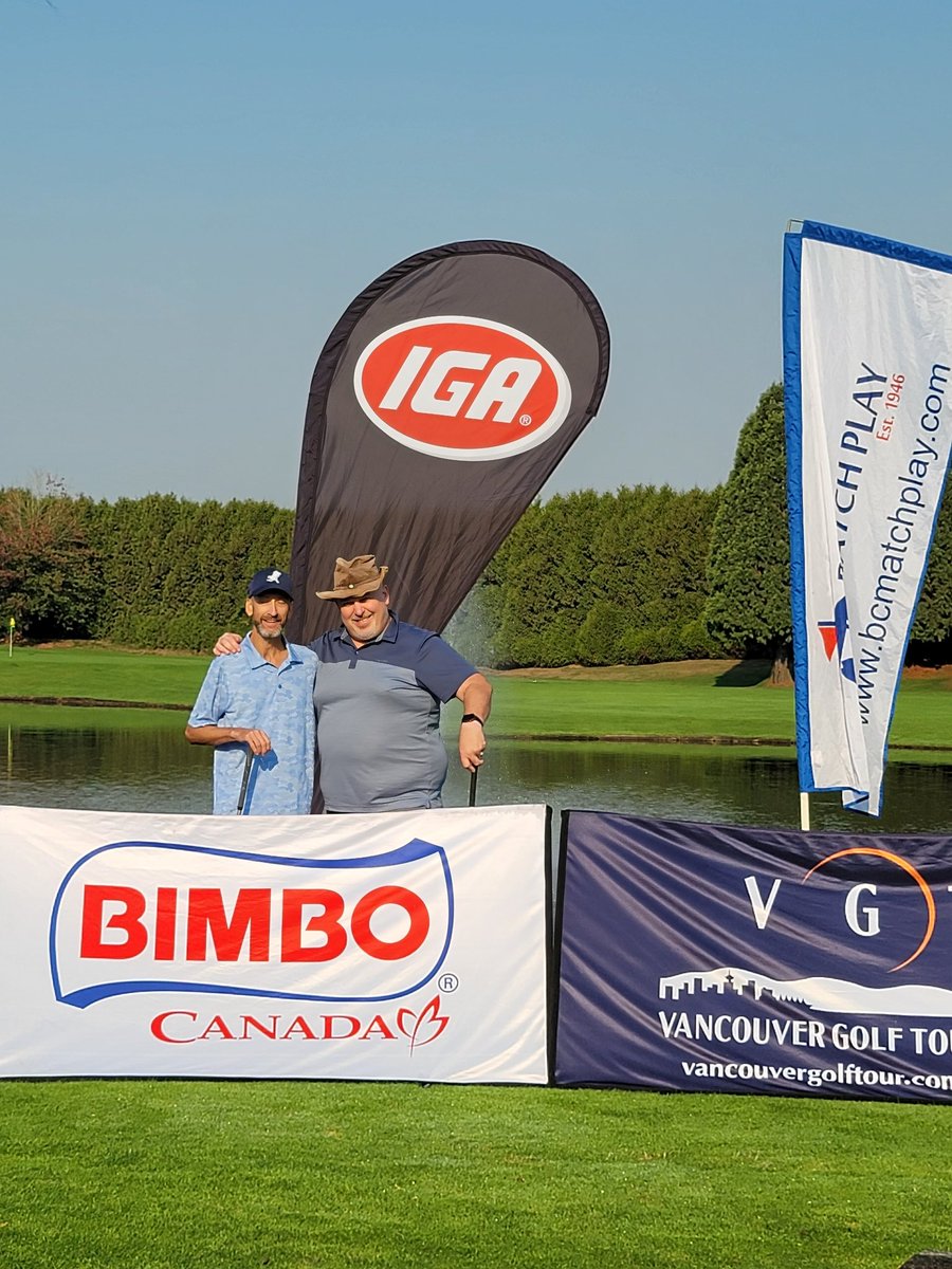 vancouvergolf's tweet photo. 77th Edition of @Grupo_Bimbo #BCMatchPlay is underway from @MayfairLakes !! Lets Go!! 🥳👍🎉

OPEN FINALS
@TSeidel11 /@davidcao
vs.
Max Cohen /Ian Kim

NET FINALS
Dennis Thomas /Justin Lutz 
vs.
Robin Fuller /Dan Bentley

GOOD LUCK TO ALL 4 TEAMS!!

https://t.co/xx8n17ph8Z https://t.co/0MmqZkmF5J