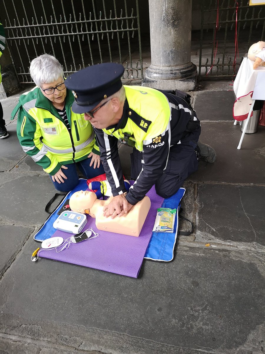 JCG_CFR's tweet photo. Despite the cold, wind and rain a great day in Kilkenny with Callan, Kilkenny City and our team joining forces with Kilkenny Civil Defence for Restart a Heart Day! https://t.co/IPbYTPfHcC