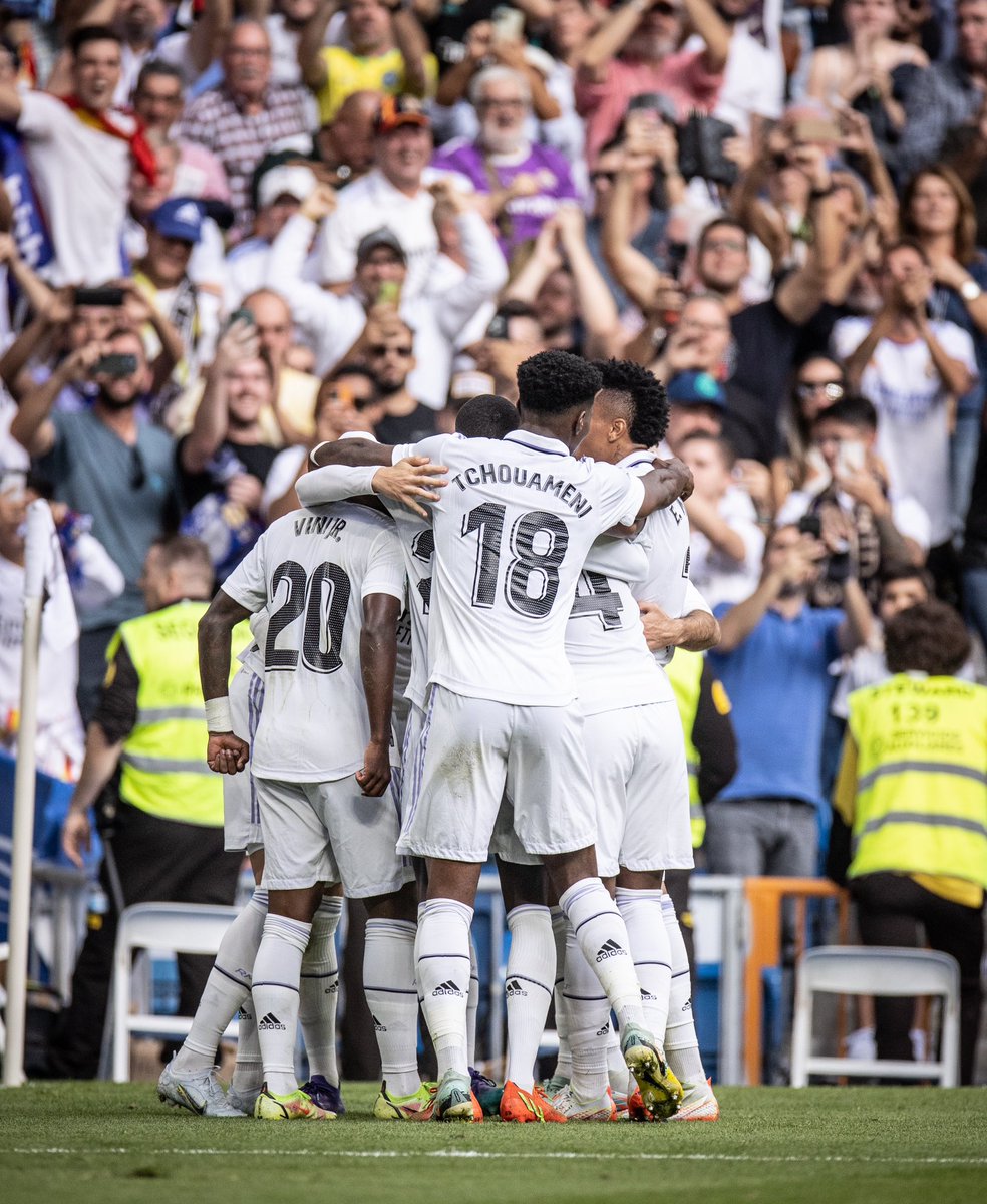 atchouameni's tweet image. Somos el REAL MADRID ! 🤍👑