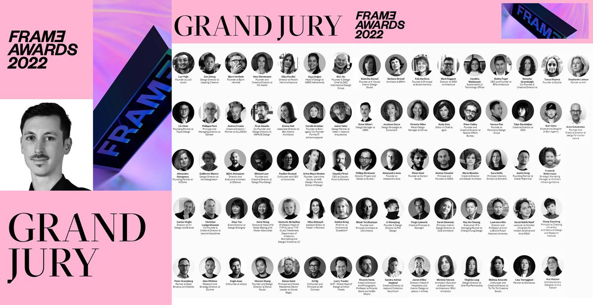 DrewGilbert_'s tweet photo. It was a great honor and privilege to be invited to be one of this year's grand jury for @Framepublishers! Congratulations to all the winners and shortlists. @obmintl
#frameawards #winners #Architectureawards #interiordesignawards https://t.co/s8MgjITGqQ