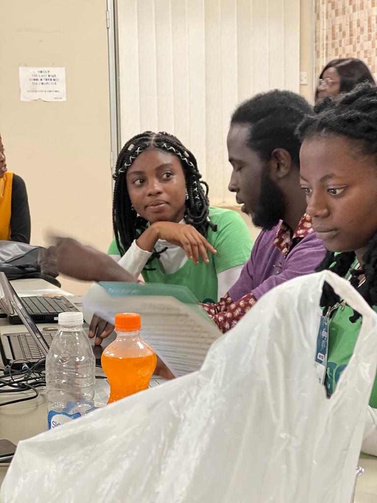 peacedogbey11's tweet photo. My Mentor. Thanks so much, I learned a lot. #djangogirls #pycongh https://t.co/D0hFd84py3