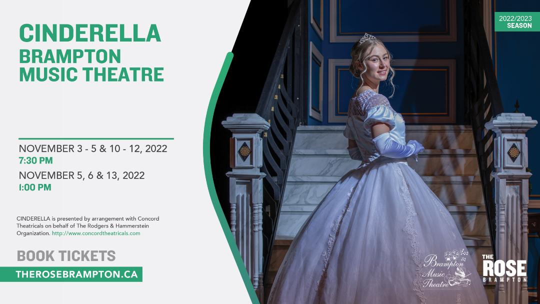 Brampton_MT's tweet photo. Cinderella Tickets now on sale @RoseBrampton https://t.co/Azc82aPbZz