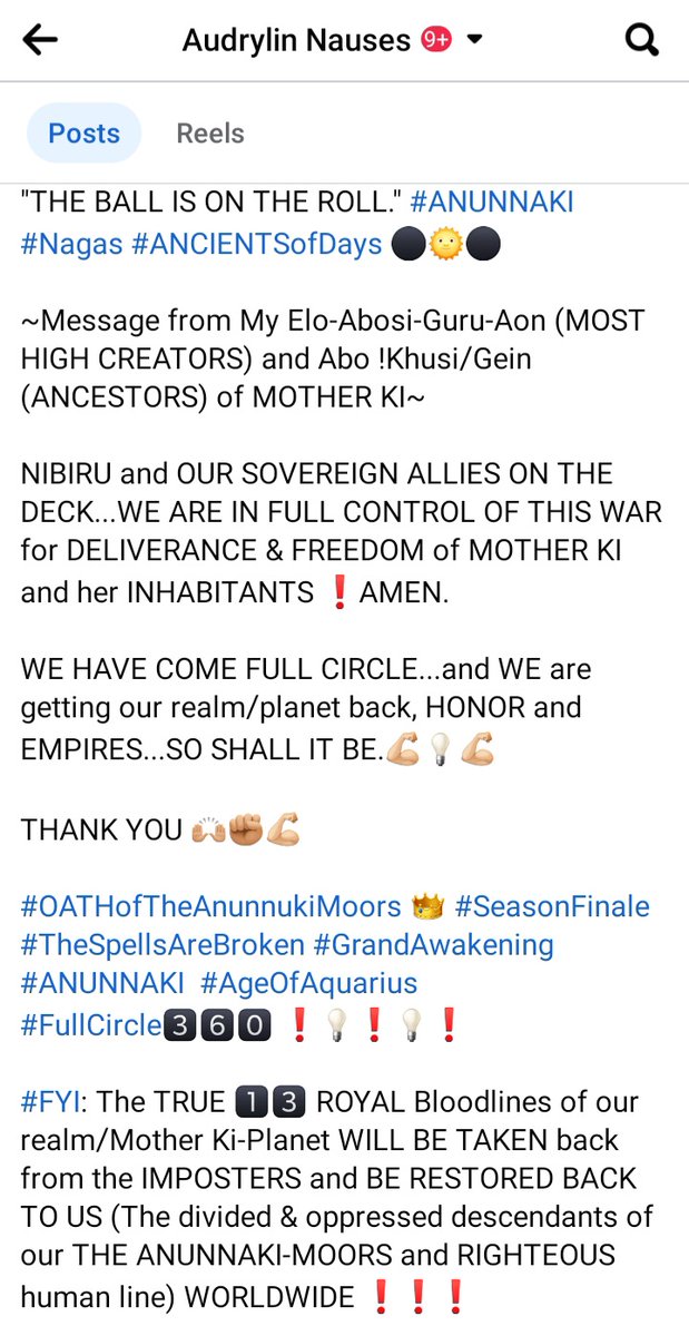 soul_frequency's tweet photo. 1️⃣6️⃣1️⃣0️⃣2️⃣0️⃣2️⃣2️⃣
HYPOCRISY | TREASON 💡
#MOSTHIGHS #ANUNNAKI #ANKHCESTORS 👑⚖👑
THE BALL IS ON THE ROLL
#LibraSeason ⚖👑⚖
3️⃣6️⃣0️⃣12-POINTED STAR⚖
#OGDOADOFKHUMNU #SEDNA #ENNEADOFON #ANUNNAKI #RA #MOORS #KRSTS #HATSHEPSUT #ANCESTORS #ATLANTIS #BEAUTIFUL7️⃣
#Empress👑
#DFE🔥 https://t.co/btkmyNgVAq