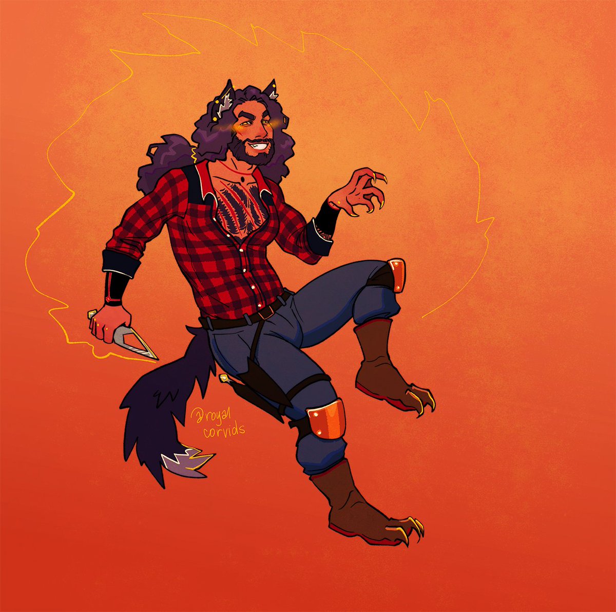 royalcorvids's tweet photo. berewolf (boone werewolf) 
#apexlegends #apexlegendsfanart https://t.co/ns9j27B3AL