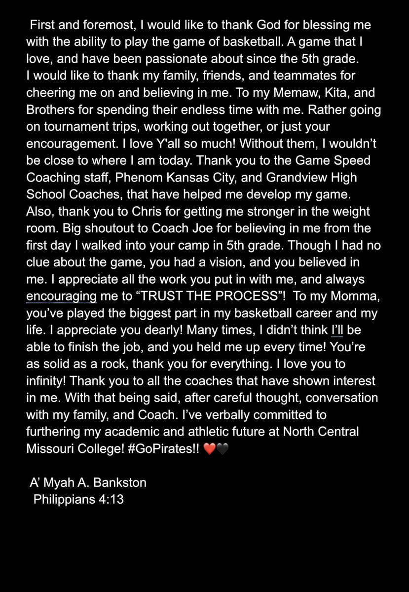 A’Myah Bankston tweet media