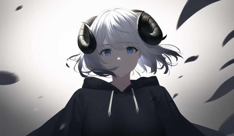 「NovelAIくんダーク路線もつよい。シメは笑顔で 」|hoshimi12（ほしみ）のイラスト