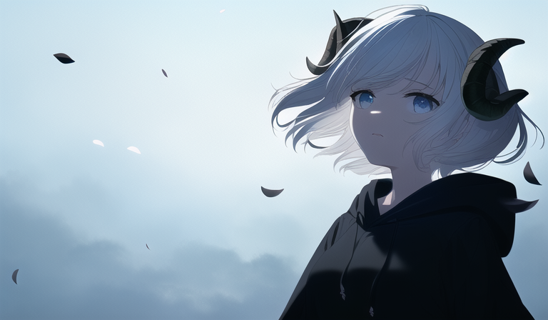「NovelAIくんダーク路線もつよい。シメは笑顔で 」|hoshimi12（ほしみ）のイラスト