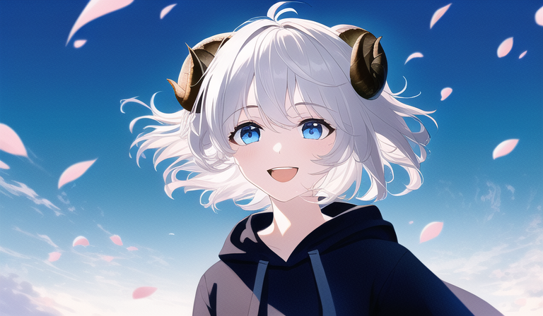 「NovelAIくんダーク路線もつよい。シメは笑顔で 」|hoshimi12（ほしみ）のイラスト