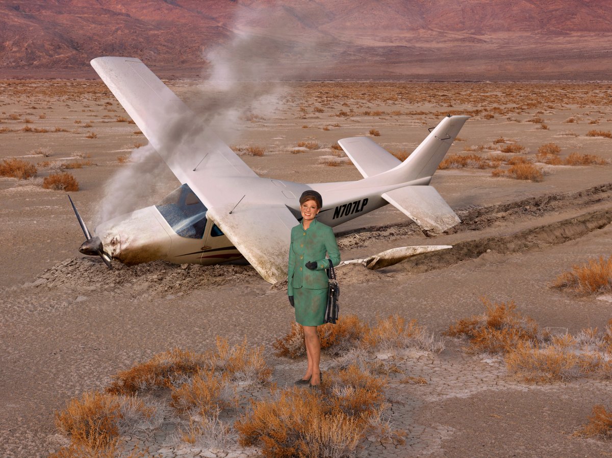 Personal work titled “Right On Time”, representing our constant struggle with reality, and how we create false narratives that best suit our needs. I suppose she did arrive on time, but can we talk about that landing?
Read more at: instagram.com/p/CjrNJrYpVl2/…