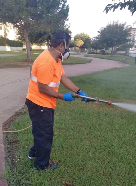 ℹ Continuem potenciant des de l'Ajuntament les tasques de desinfecció, neteja i manteniment dels nostres espais verds i públics.
ℹ Continuamos potenciando desde el Ayuntamiento las tareas de desinfección, limpieza y mantenimiento de nuestros espacios verdes y públicos.