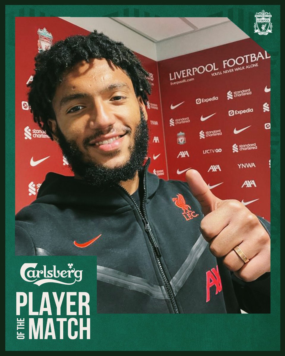 LFC's tweet photo. Ain’t nobody… like @J_Gomez97 🎶

An excellent performance from your #LIVMCI @Carlsberg Player of the Match 👌 https://t.co/zEAR1Y0uqb