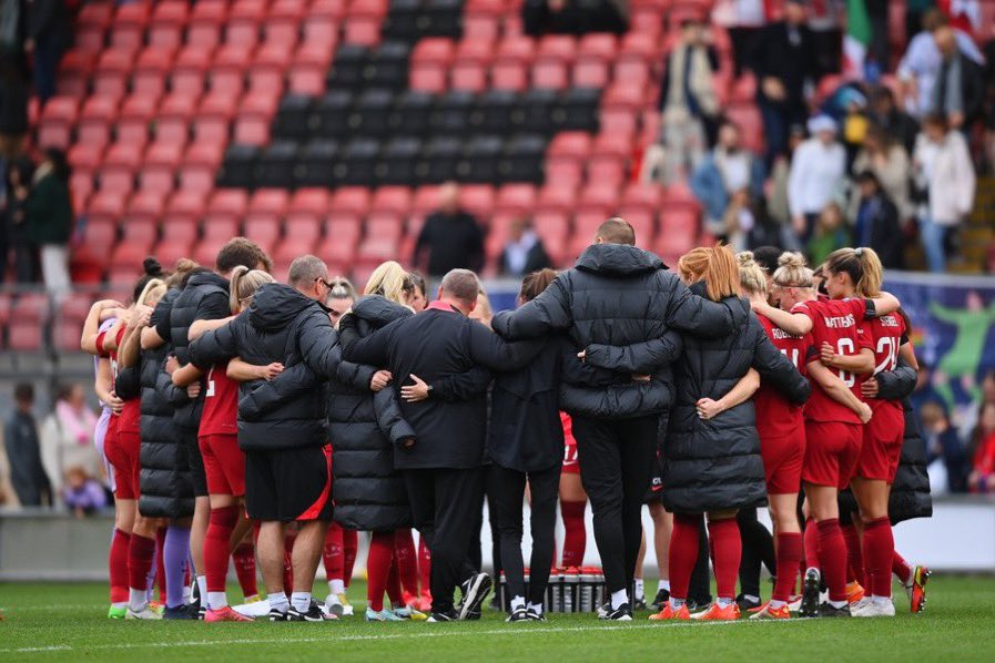 Plenty of positives to build on from the second half. Thanks for the incredible support once again Reds🔴@LiverpoolFCW