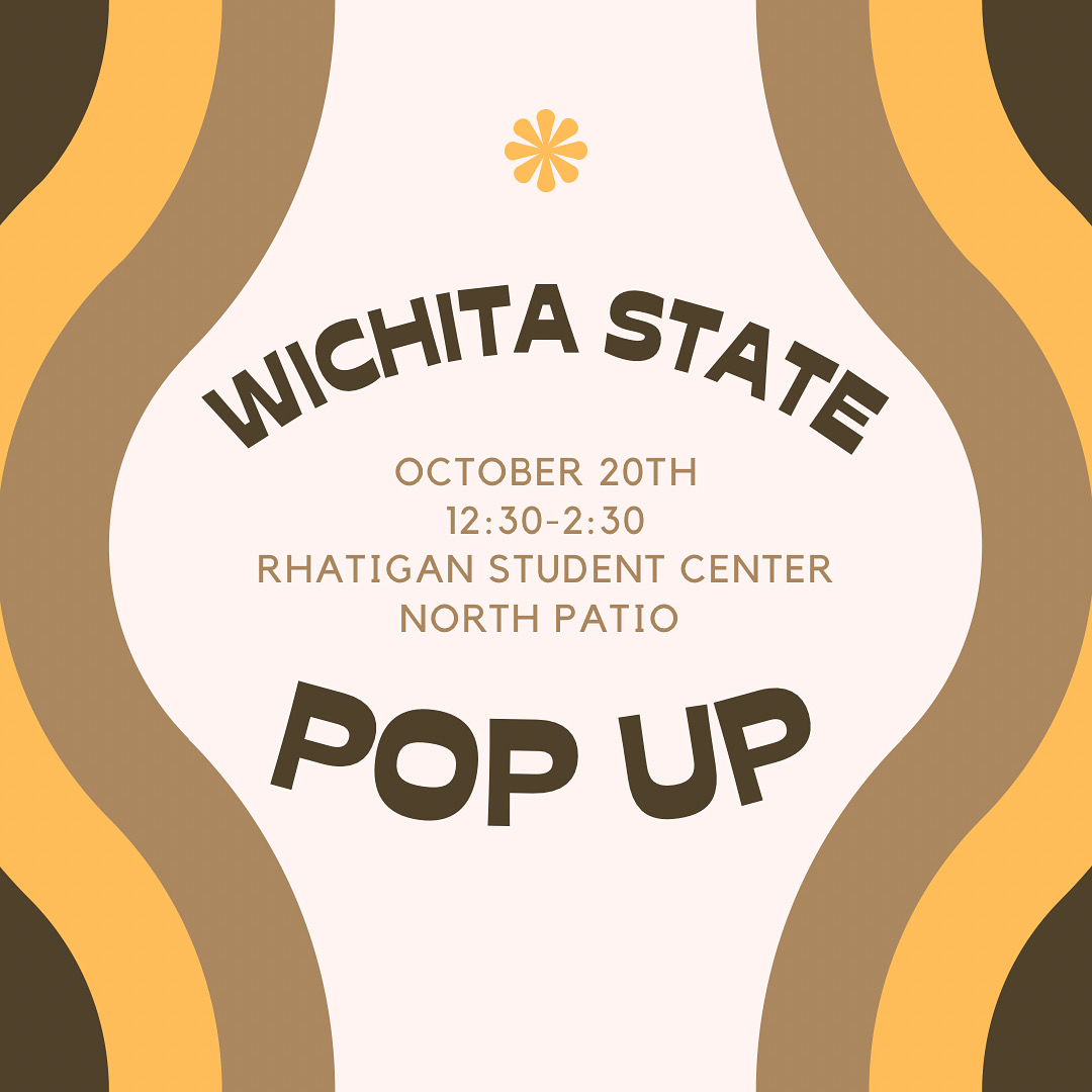 CALLING ALL WICHITA STATE STUDENTS!!! We will be doing a pop-up on the North Patio of the Rhatigan Student Center this Thursday, October 20th from 12:30-2:30! Go Shocks! 

Come see us and get all your fall wardrobe essentials. 🌾📚