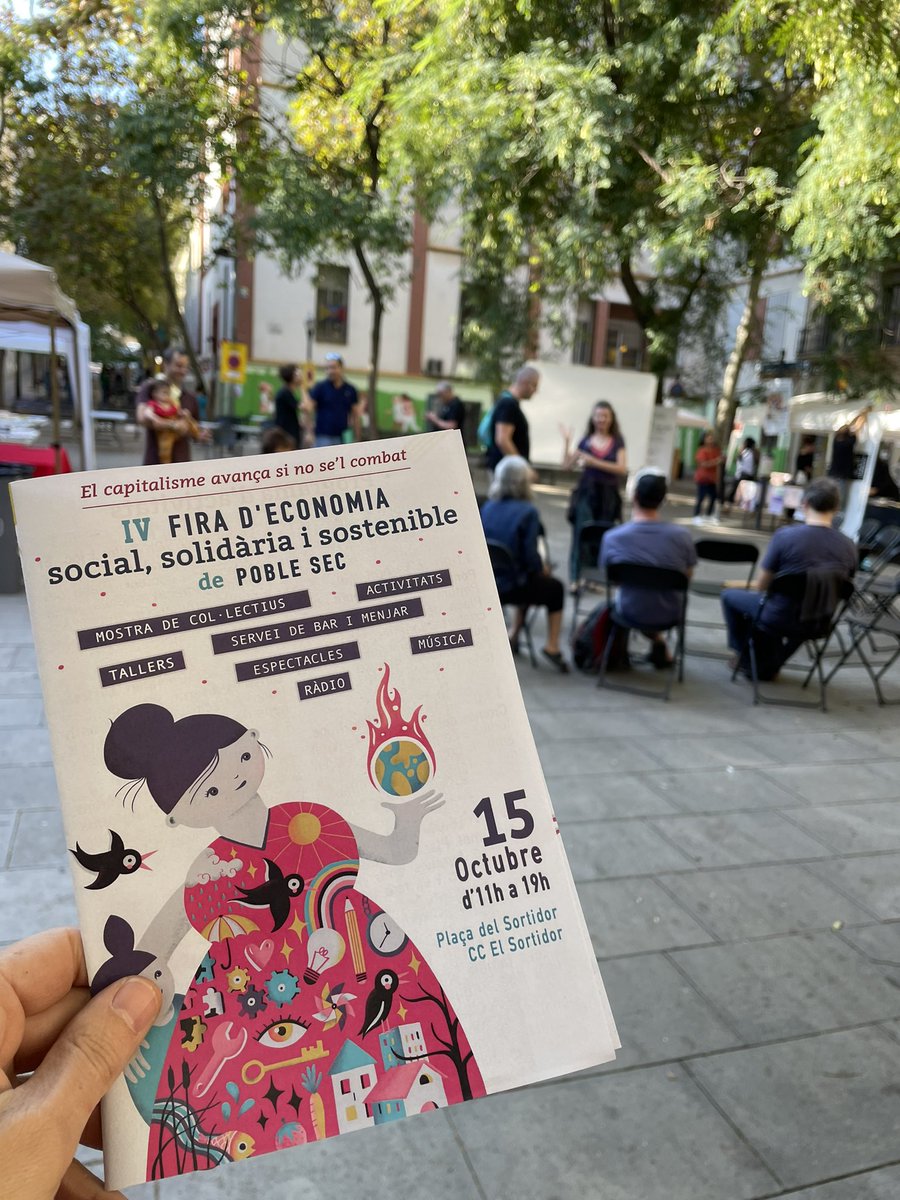 CooperaSec's tweet photo. Gràcies a totes les que dissabte vau fer possible una IV Fira d’Economia Social, Solidària i Sostenible plena de llum i de futurs possibles. Tallers, debats, activitats, música i molt bon ambient.
#FiraESSSPobleSec https://t.co/PuPb9gJyFb
