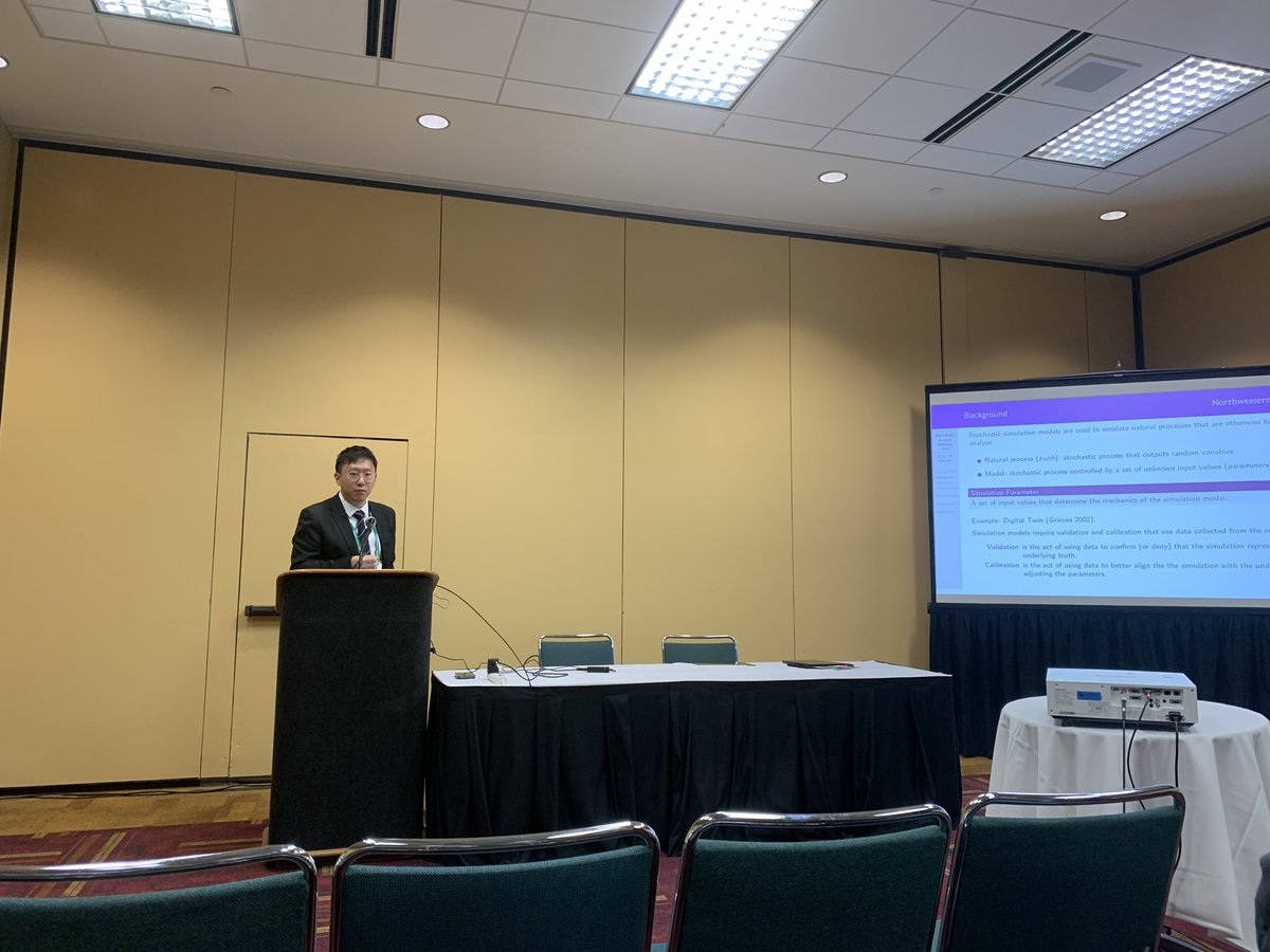 edwinsu96's tweet photo. My first in-person #INFORMS2022 meeting. First time presenting in-person and first time chairing a session (Data Mining Flash II). Many thanks to @INFORMS, and to everyone who presented and attended our session today. @NU_INFORMS 
Photo credit to the amazing @li_yuantong ! https://t.co/QJ9u33makp