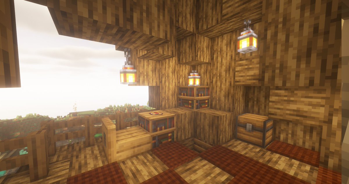 OasisHomeMC's tweet photo. Minecraft #buildtober Day #15 - Reading Nooks 📚 https://t.co/Z3ZrHEUwtm