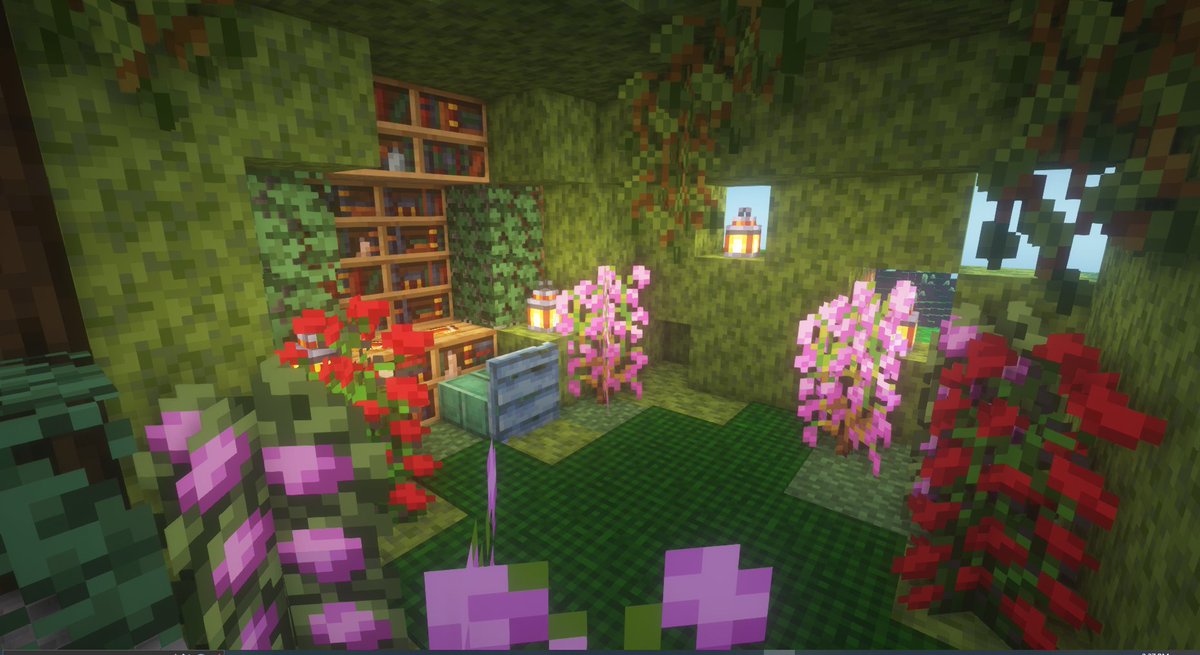 OasisHomeMC's tweet photo. Minecraft #buildtober Day #15 - Reading Nooks 📚 https://t.co/Z3ZrHEUwtm