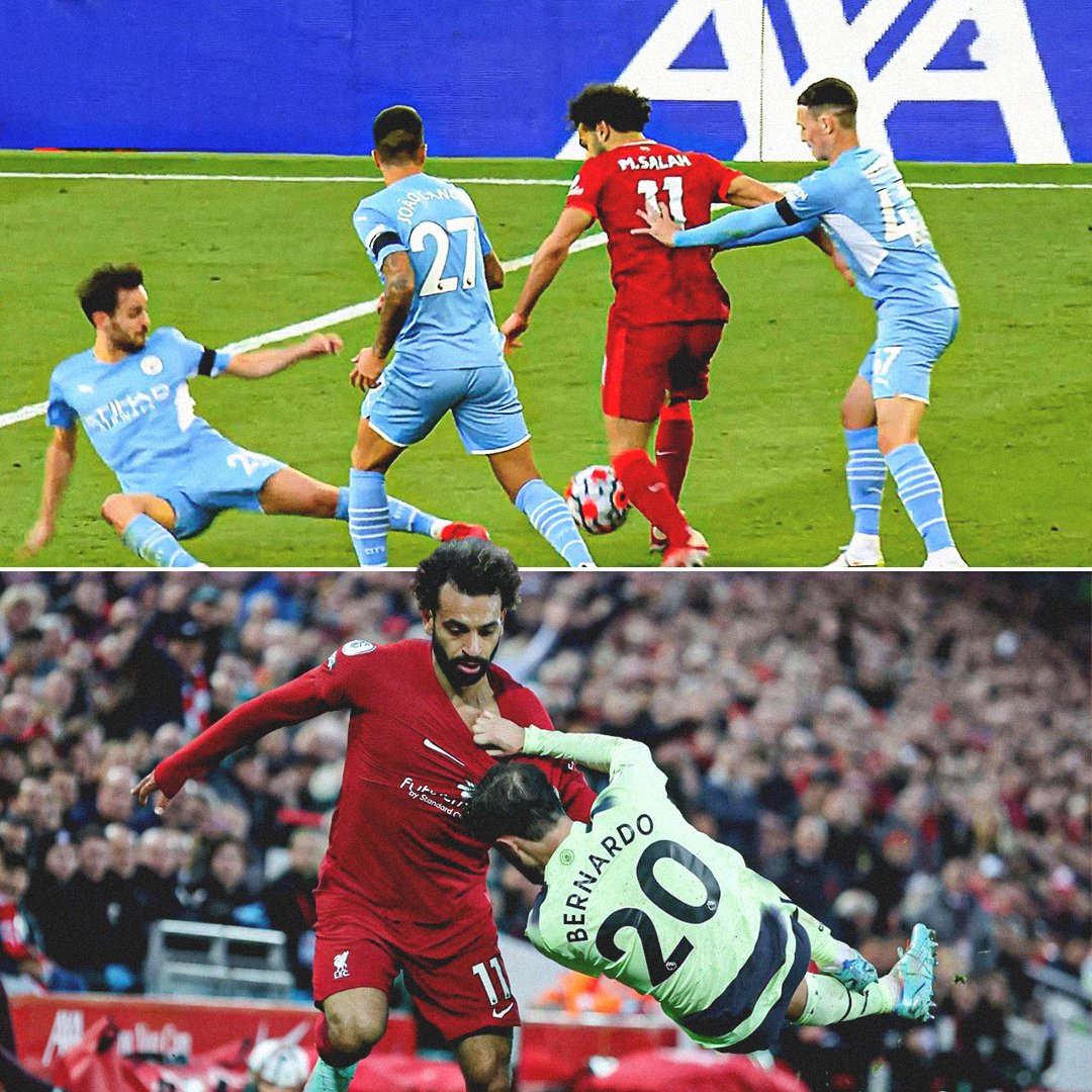 محمد صلاح كابوس برناردو سيلفا 🫢