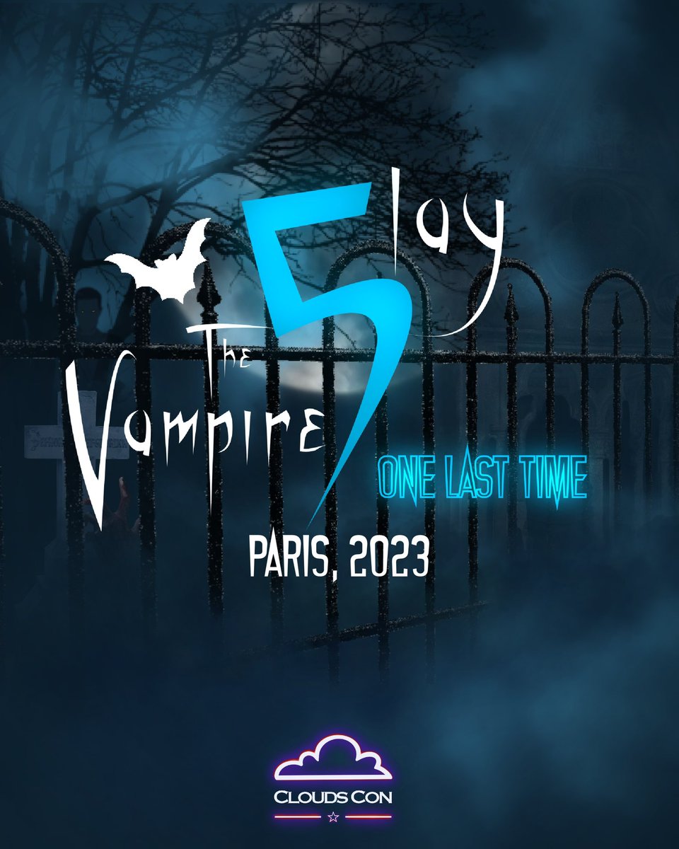 CloudsCon's tweet photo. On se voit l’année prochaine pour la #SlayTheVampires5OneLastTime #STV5 nos petits vampires 🧛‍♂️ / See you next year for #STV5 our little vampires 🧛‍♂️ https://t.co/yF4WUMwUTu