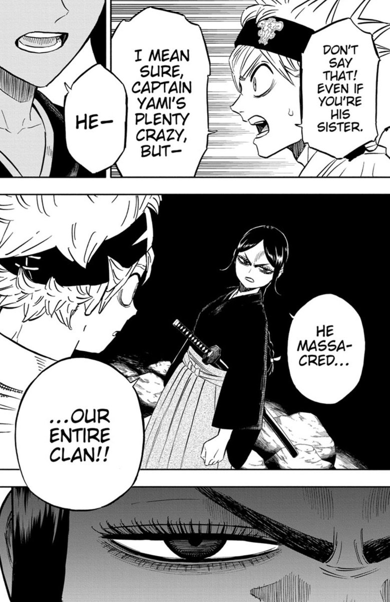 MerciusJambe13's tweet photo. #BlackClover341 #BC341
I REFUSE to believe that Yami did this. There's NO way. He doesn't seem like the kind of guy that will do that. There has to be a misunderstanding. https://t.co/k0gJY3fM4l