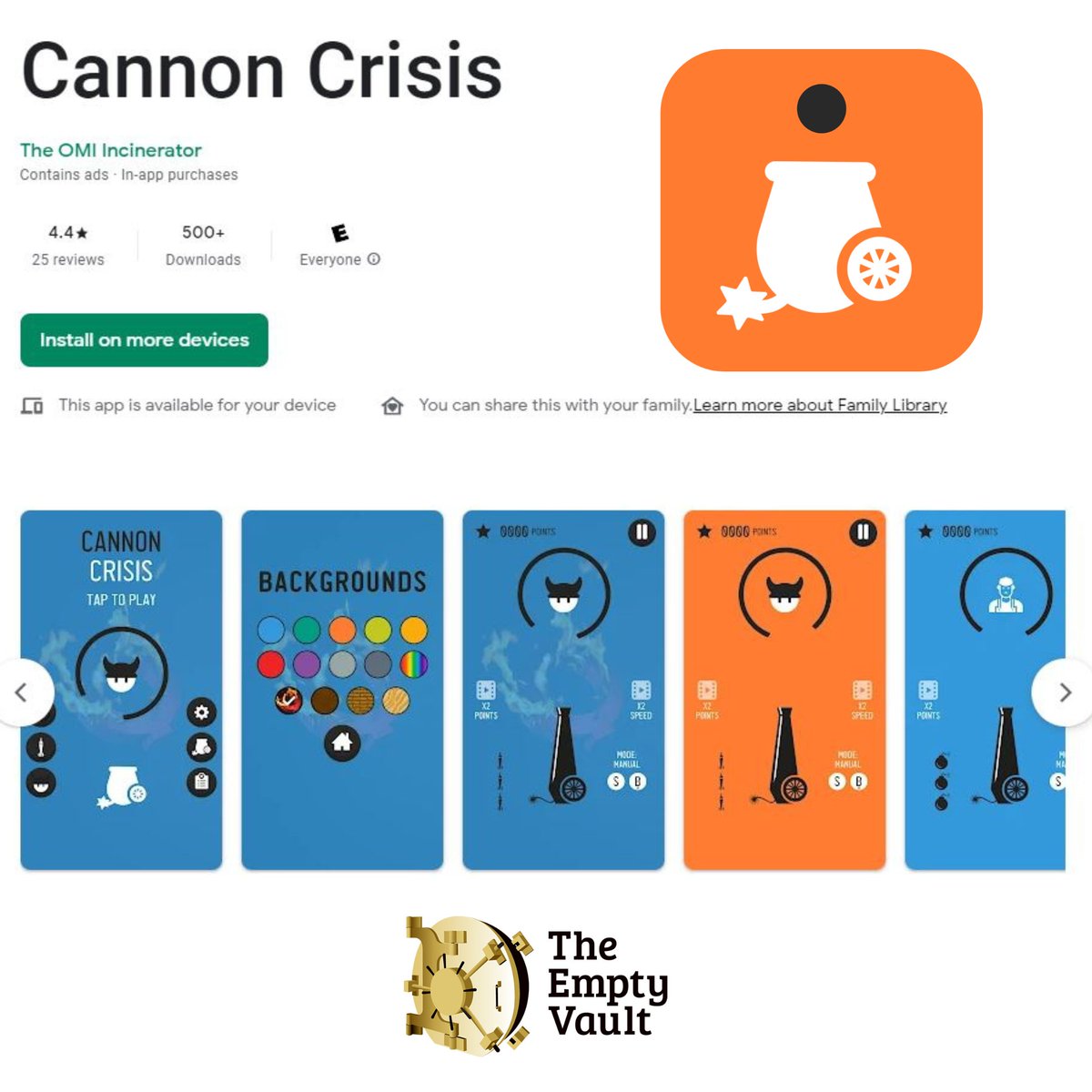 CCooperRE's tweet photo. Cannon Crisis has just burnt its millionth $OMI!
#cannoncrisis #theemptyvault #playtoearn #playtoburn @DavidYuNZ @reverendalexg https://t.co/RWYI3I71IS