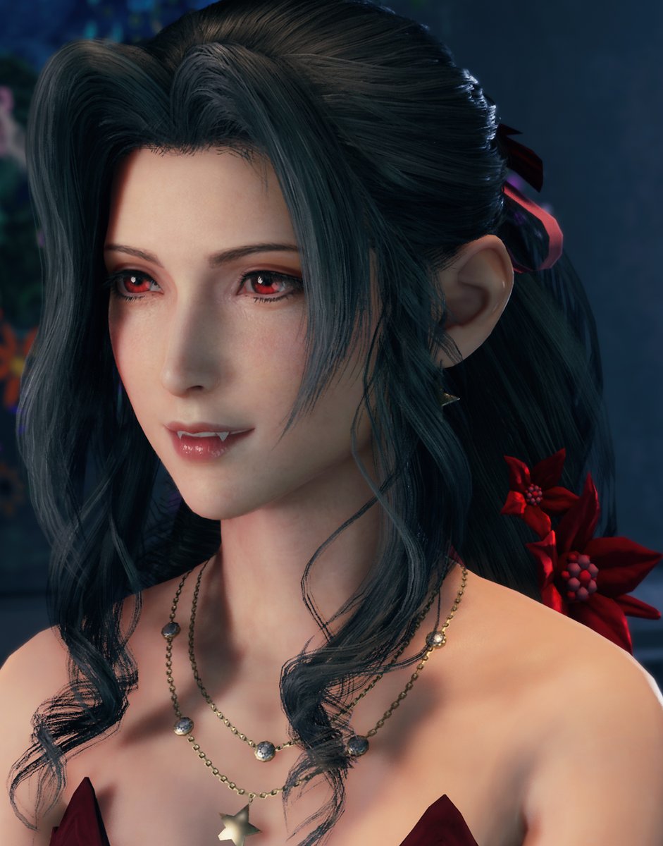 aerithfaremis1's tweet photo. Vampire Aerith mod when? 🦇 

#Aerith #AerithGainsborough #FF7Remake #FF7R https://t.co/Kolcjse2ee