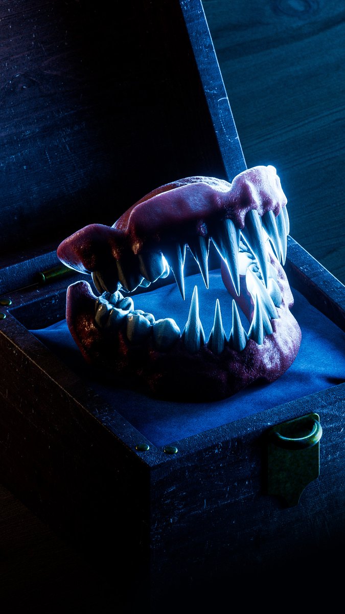 bymepuru's tweet photo. Don't let these teeth bite you 🦷🎃

Day 16/31 - Prompt: Fangs 🦇

#31daysofspooks

Now available on @foundation as an NFT! 
Reserve - 0.1 $ETH 👇
https://t.co/YY0yms0YGm https://t.co/8dEXscoLN0