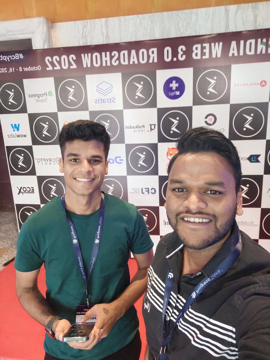 rishabhsrishi's tweet photo. It's all about yesterday

#WEB3 Project started at #BCrypt22 India Web 3.0 Roadshow

#Bcrypt #BcryptIndia #Web3 #web3community #Web3Conference #SharpPlatform https://t.co/9pWuA38OYR