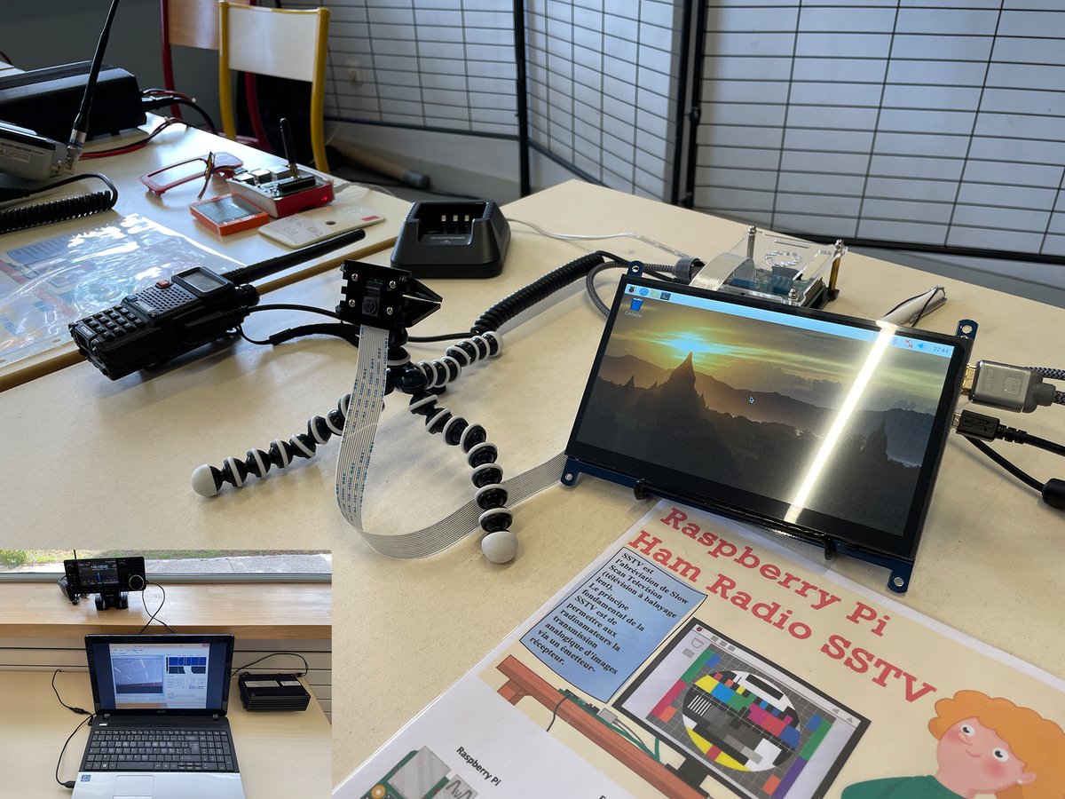 f8bsy's tweet photo. La jeunesse… à l’assaut du Radioamateurisme
https://t.co/aKY6Fs82uJ

Promotion du Radioamateurisme 
The Digital, in all Simplicity !  #SSTV  #DMR https://t.co/px3lG1hGlb