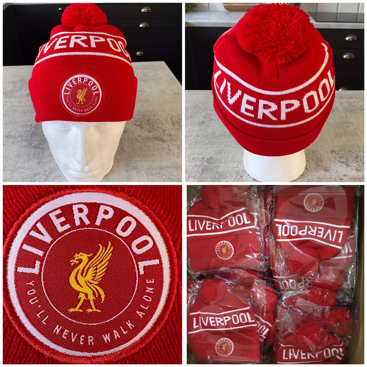 Liverpool bobble hats £12.50 + P&amp;P #LFC
