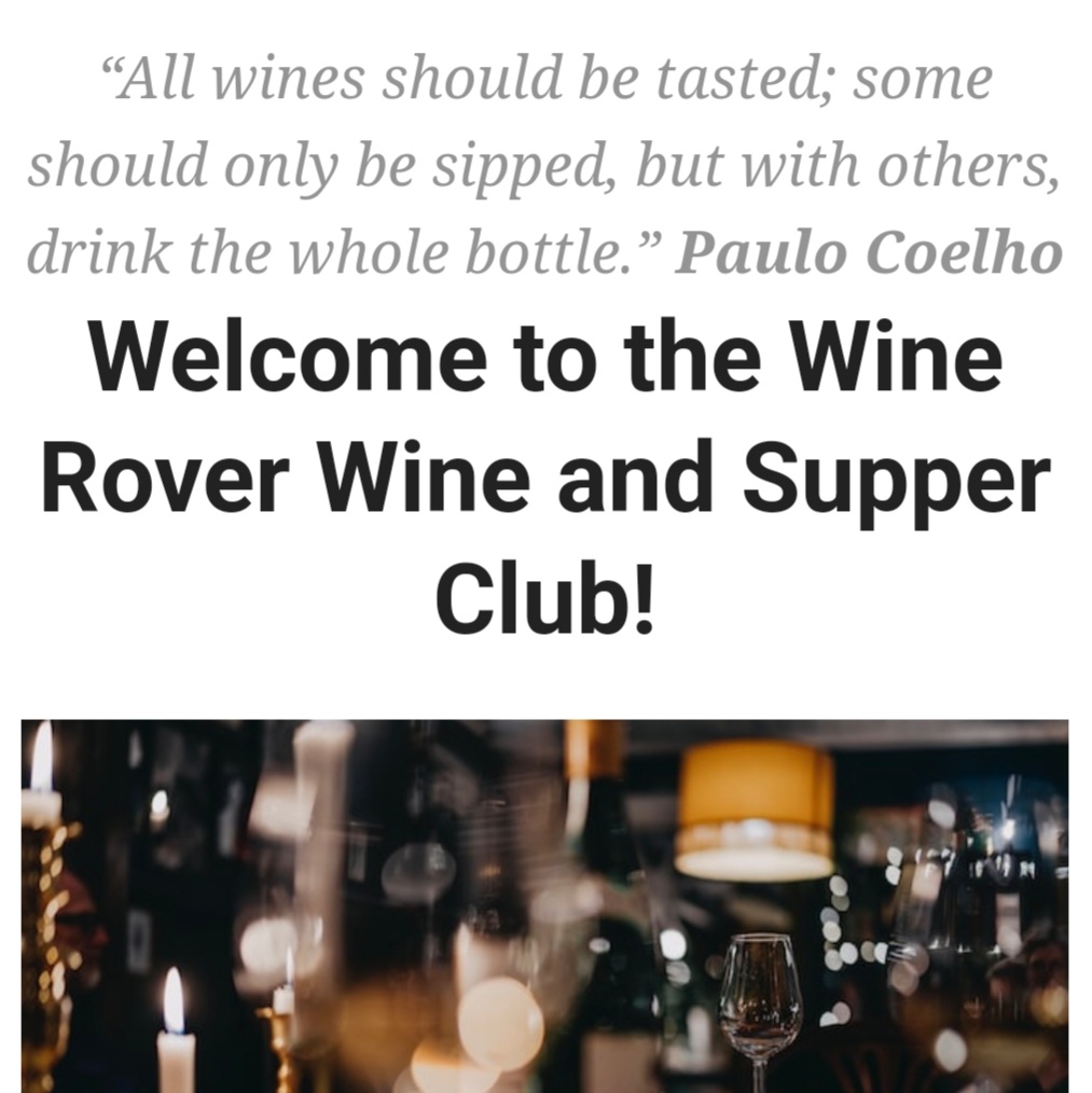 It's a dark and stormy Monday eve, but this time next week, you could have something to look forward to -  The Wine Rover Wine and Supper Club, starting next Monday 24th October.
Tickets on sale now for the first 2 events 🍷🍾🥘💃
eventbrite.ie/o/cathryn-bell…