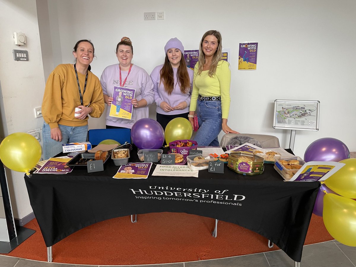 SLT Society @ Hudds Uni (@sltsocietyhudds) on Twitter photo Very excited to say how successful the #DLDday bake sale was thanks to the hard work of the society members and our brilliant cohort. Thanks to <a href="/victoriawad/">Victoria Wadsworth</a> for the help raising money and awareness of #DLD for <a href="/RADLDcam/">RADLDcampaign</a> #SLT #SLT2B <a href="/SLTHuddsUni/">.</a> #mysltday 💛💜 Very excited to say how successful the #DLDday bake sale was thanks to the hard work of the society members and our brilliant cohort. Thanks to <a href="/victoriawad/">Victoria Wadsworth</a> for the help raising money and awareness of #DLD for <a href="/RADLDcam/">RADLDcampaign</a> #SLT #SLT2B <a href="/SLTHuddsUni/">.</a> #mysltday 💛💜