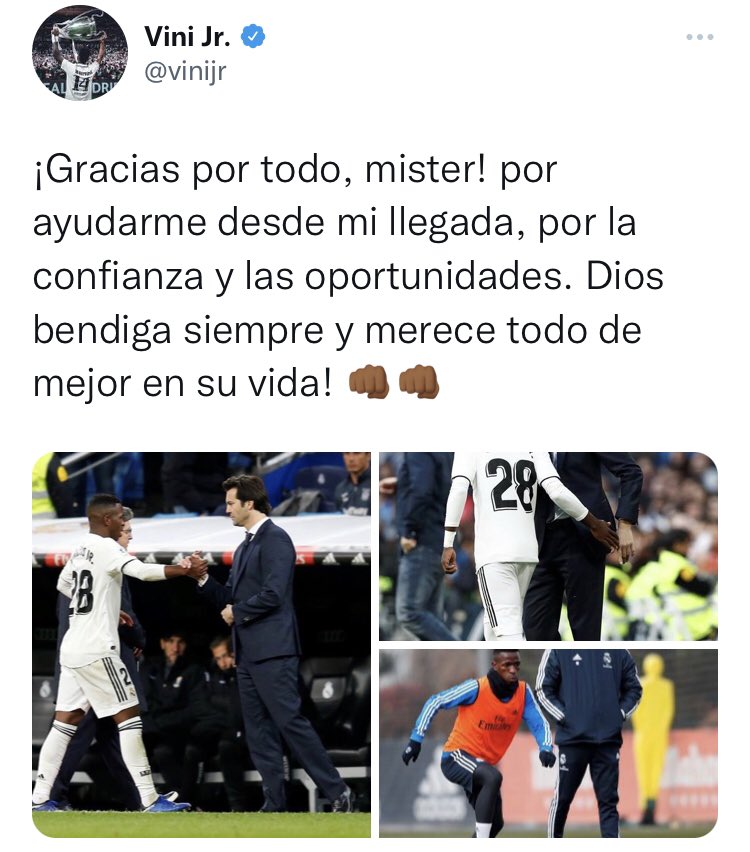 madridissta1902's tweet photo. Los madridistas deberíamos de estar eternamente agradecidos con Solari, él fue quien verdaderamente apostó por Valverde y Vinicius. https://t.co/B9XJLrE0kg