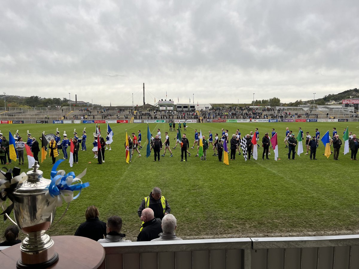 Honoured to accept invitation of @downgaa to offer reflection and prayer before today’s county final for all those who died during COVID19 and their families, friends and club members. Moving to see all the county clubs represented and also to remember the #Creeslough community.