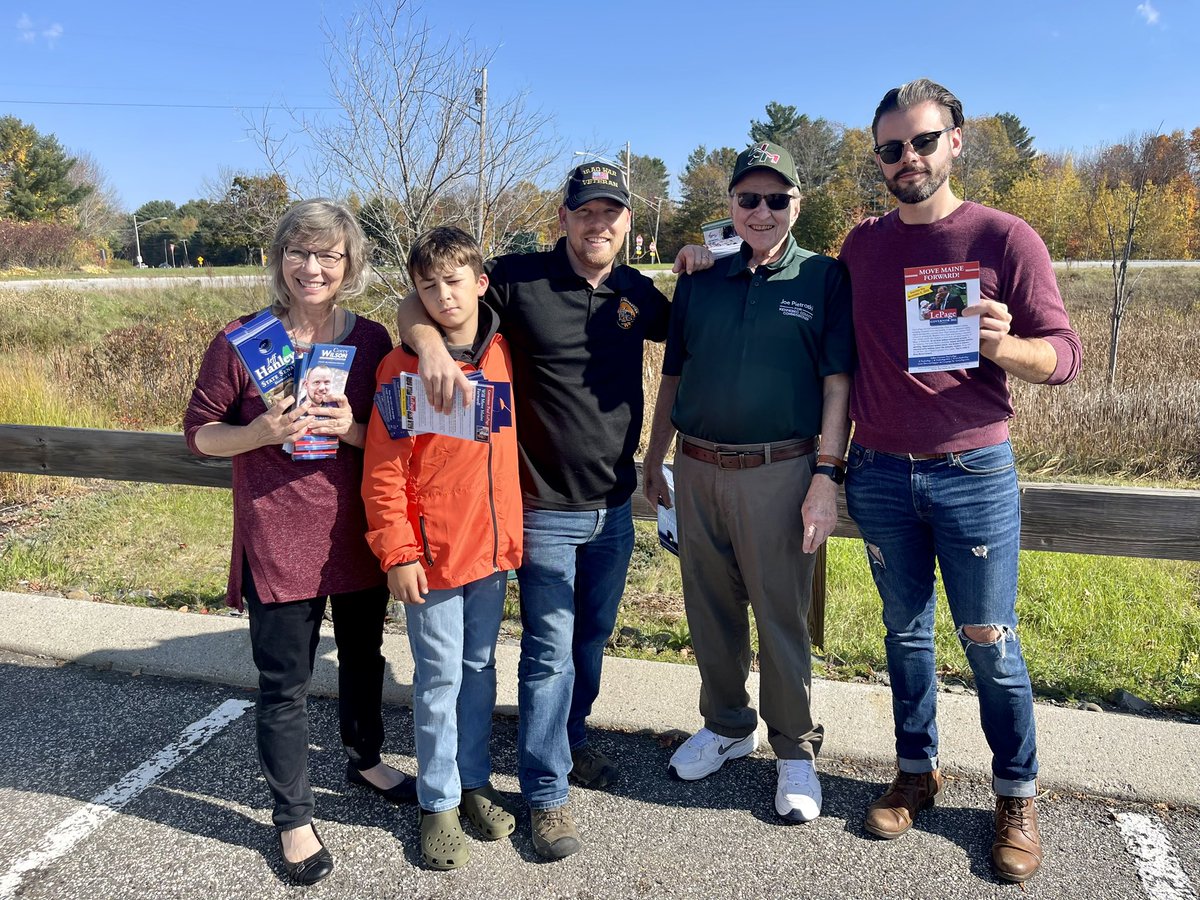 EmilyGOPME's tweet photo. I’d call this a Home (town) Run! 

#TeamMaine is taking on sunny CD2 today! 

Our #NationalWeekofAction is in full swing, and you don’t want to miss out on all the fall fun! 

Join today: https://t.co/ls89X5NSxF https://t.co/hN8Hs9k88Q