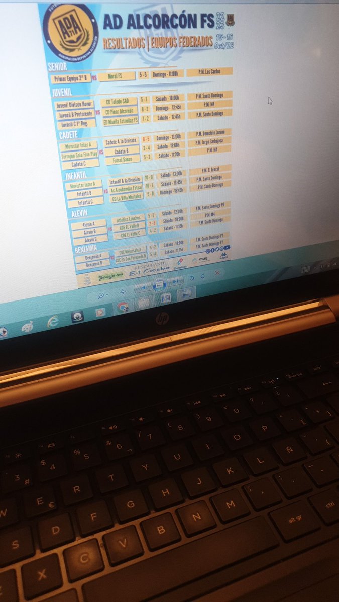ADAlcorconFS's tweet photo. Trabajo acabado ⚽️📲💻

🔝Muy contentos con el esfuerzo realizados por TOD@S, directiva, entrenadores, jugadores, familiares, personal de pabellones...

Toca descansar...😴

#FamiliaAmarilla
#SomosADAFS 💛 https://t.co/dbaXAMZajU