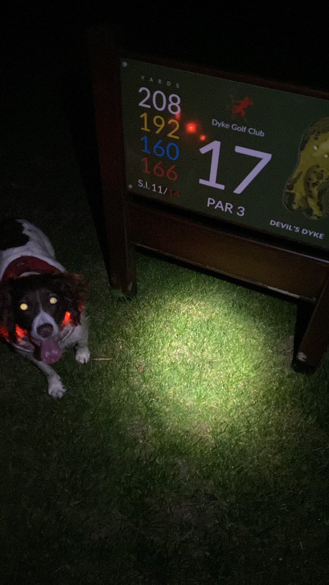 A busy weekend. Out searching in support of <a href="/sussex_police/">Sussex Police</a> yesterday and today. Good result. Here I am saying hello to the 17th tee at <a href="/DykeGolfClub1/">Dyke Golf Club</a>