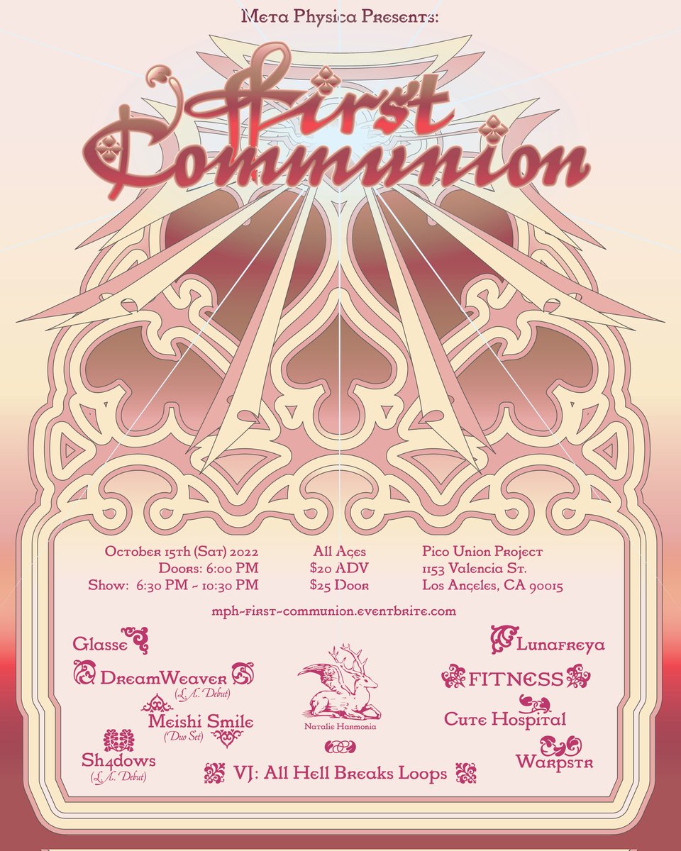 nat_harmonia's tweet photo. 🕊️💗Early Flat of the First Communion flyer for  @metaphysica1111 🕊️💗 https://t.co/Et2vIM9a0r