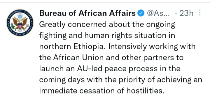 tewerwari_1's tweet photo. #US/#EU seek absolution for #TPLF crimes
-Nov 2020 attacked Northern Command in #Tigray
-Nov 2020 bombardment of #Eritrea
-May 2021 invaded #Amhara &amp; #Afar
-Aug 2022 abandoned #AU peace initiative &amp; invaded Amhara
-Now ceasefire?
@SecBlinken @mfa_russia @MFA_China @AUC_MoussaFaki https://t.co/qWYjbopKM7