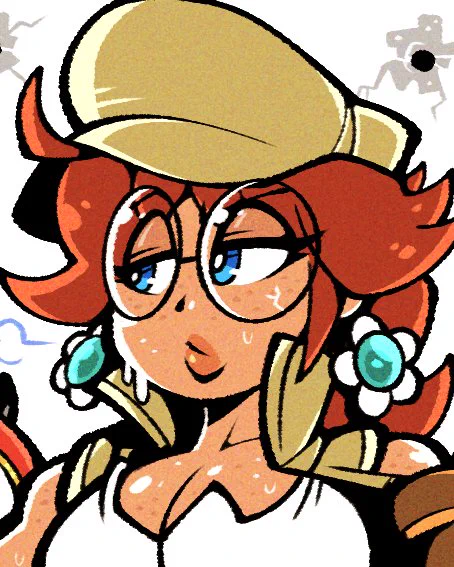 Thank you for over 1ks!! This year I've drawn a lot of Peach and the occasional Rosalina here and there, but not a lot of Daisy. I must try to fix this. 