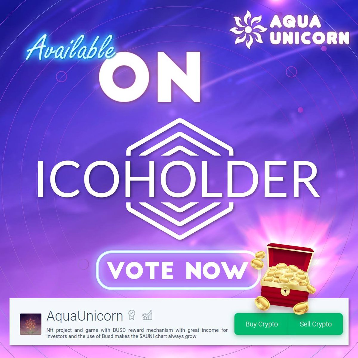 aquaunicornco's tweet photo. OFFICIAL NEWS:

📌 AquaUnicorn is now available on ICOHOLDER ✅
👇👇👇

https://t.co/sUTBxybpfQ

ICOHOLDER is really a great platform to spread AquaUnicorn.
Get ready for the next investment wave, new crypto investors are coming!!! 🚀🚀🚀 https://t.co/3SdmeTdfAY