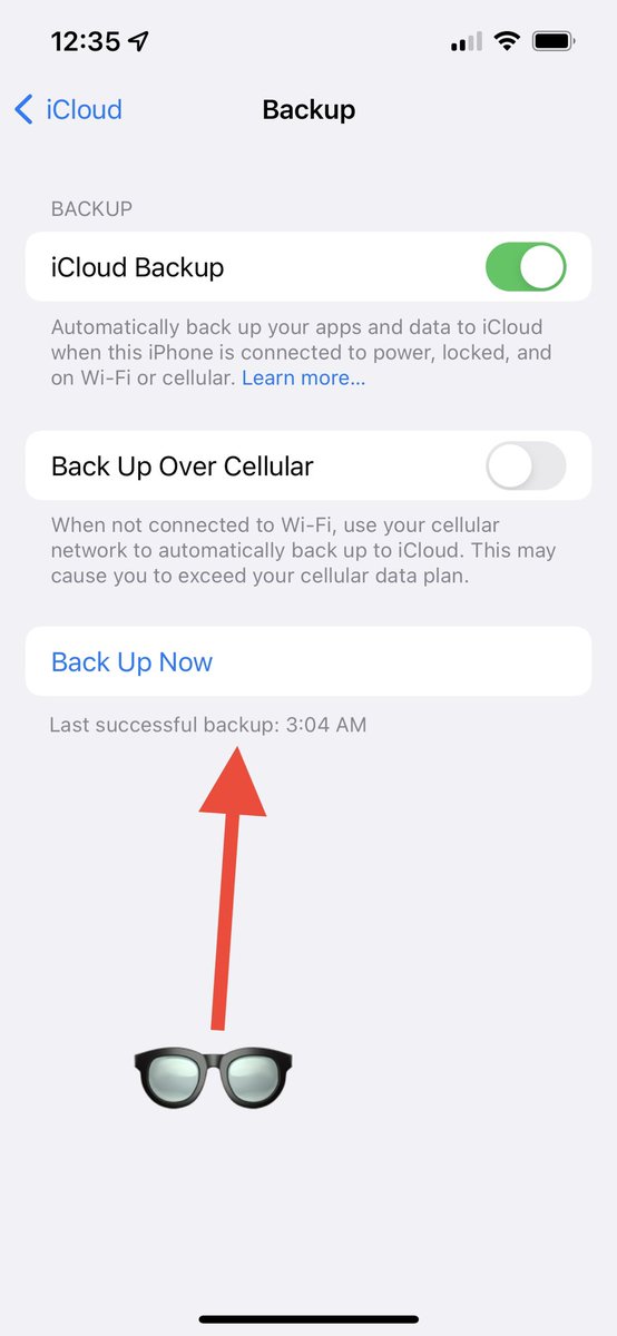 Everybody stop what you’re doing for 30 second and check if your phone is backing up to iCloud. 😁
Settings
Tap your name at the top
iCloud
iCloud backup
Read the tiny, tiny text at the bottom “last successful backup” date.