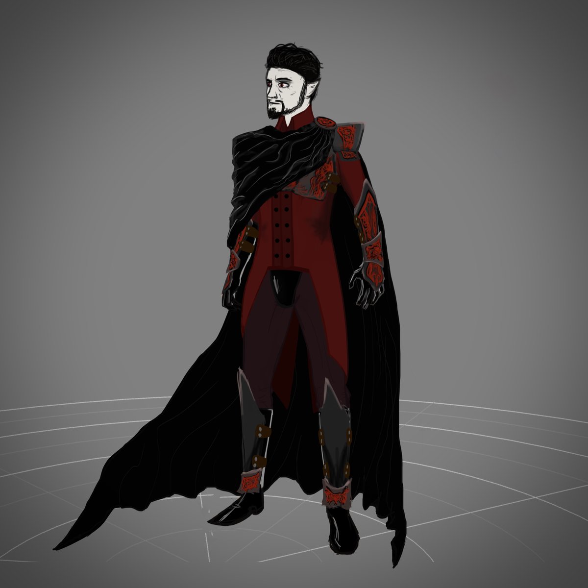 PrettyOKWriter's tweet photo. The concept art I made for my #Halloween costume 

Gonna post the breakdowns and progress pics below https://t.co/fnK9rqBB1t