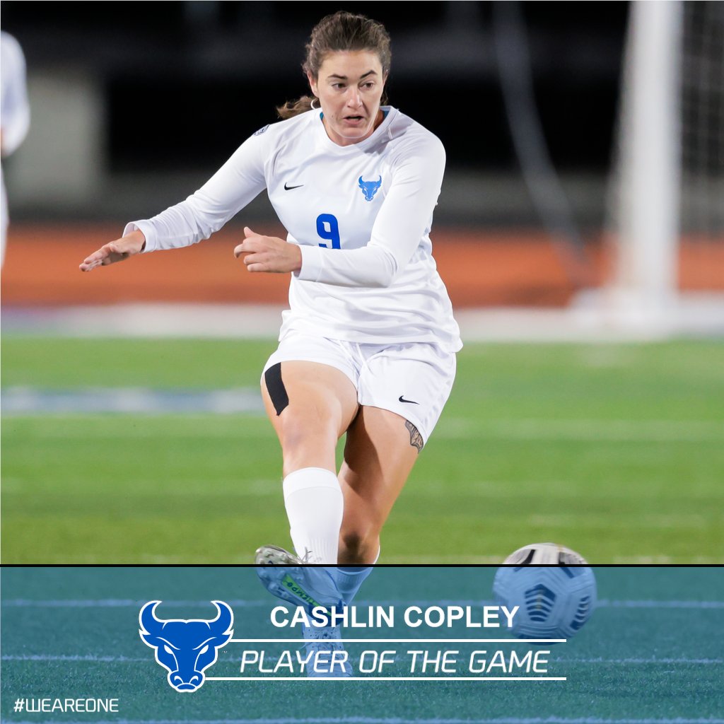 Fifth year forward Cashlin Copley is today's Player of the Game.

#UBhornsUP | #WeAreOne | #CARE