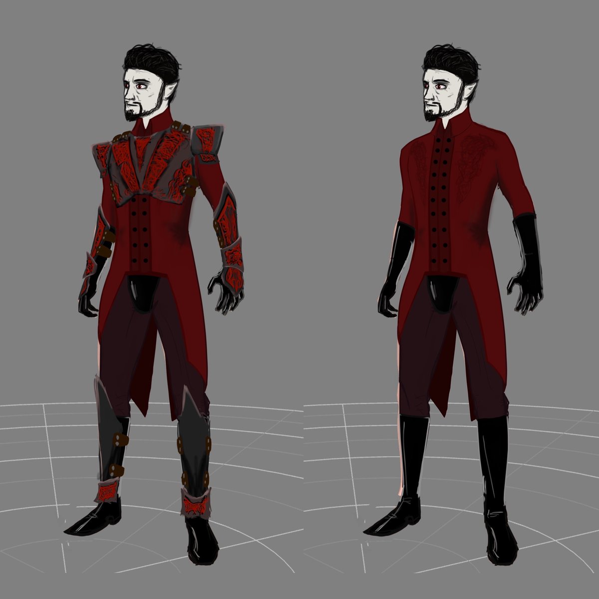 PrettyOKWriter's tweet photo. Full color breakdown with and without armor https://t.co/AgqVxIRa4z
