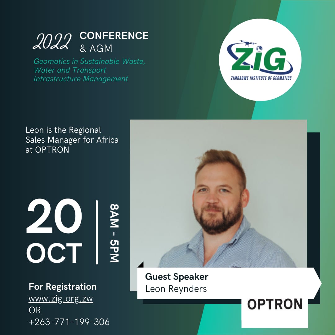 ZimGeoIns's tweet photo. Leon Reynders
Regional Sales Manager: Africa - #OPTRON
#ZIG2022Conference
Register here ~ https://t.co/SLDdHj0Adn https://t.co/Ulr5yosCpz
