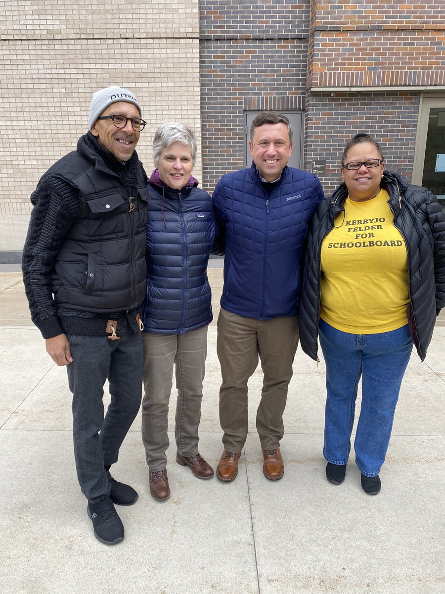 Jo4Mpls's tweet photo. Getting out the vote at the U of M with @Beachy4Schools, @MaryMoriarty, &amp; the @MinneapolisDFL #StrongerTogether 
#SafeAndStableSchools https://t.co/sHV2Lc3bmP