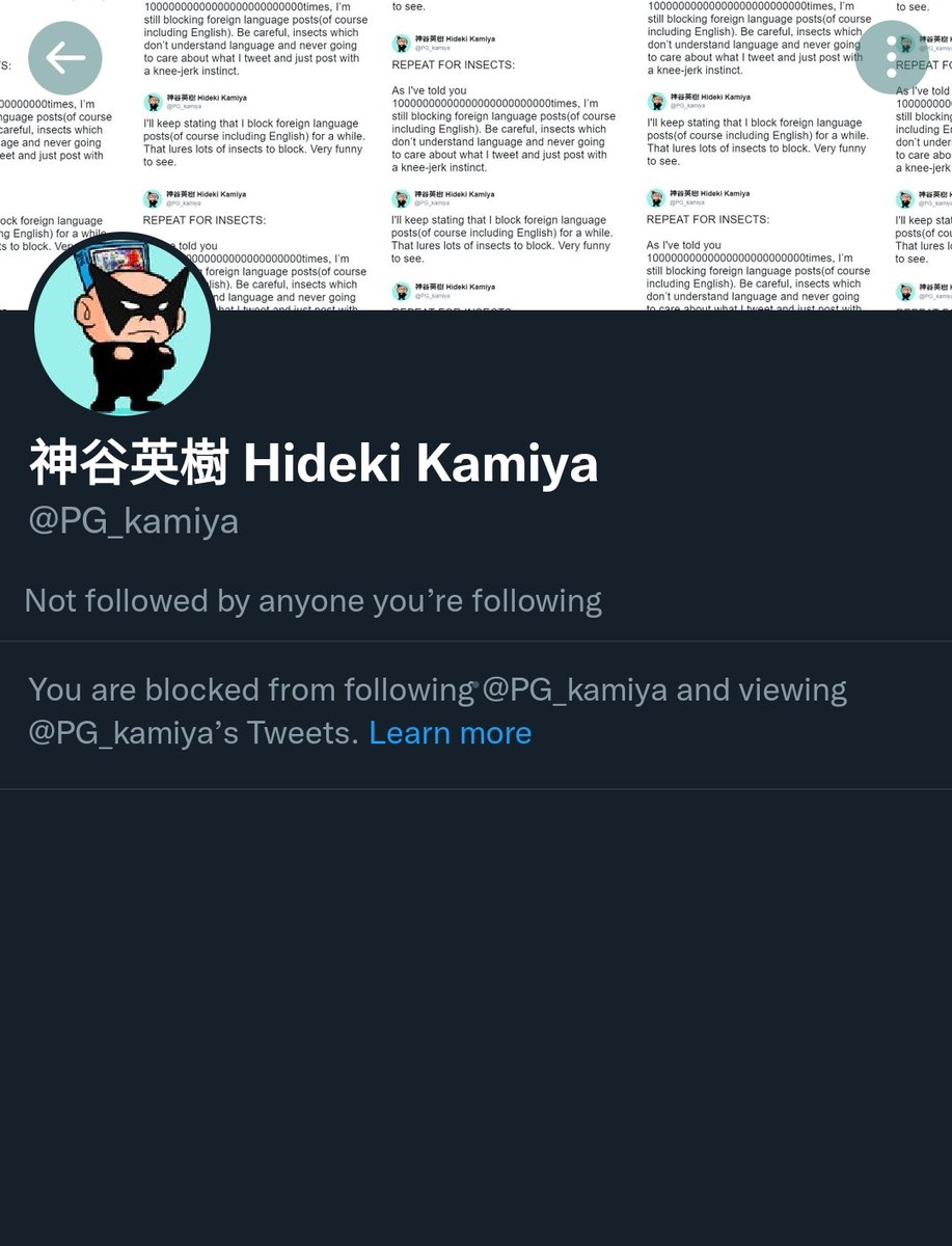 yoracrab's tweet photo. my hideki kamiya hall of fame moment was when he unblocked me, reminded me that i forgot bayo's mole on my art then blocked me again, making me the first ever person that got unblocked https://t.co/WVa1T1xXO2